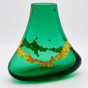 Crystal Vase "Verde Smeraldo"