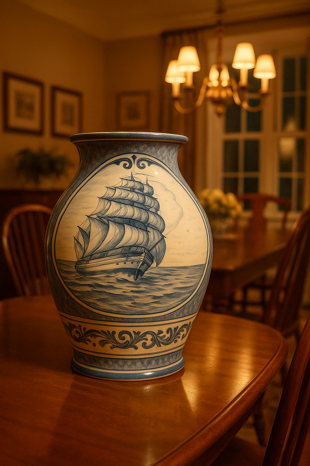 "Giara" maiolica vase