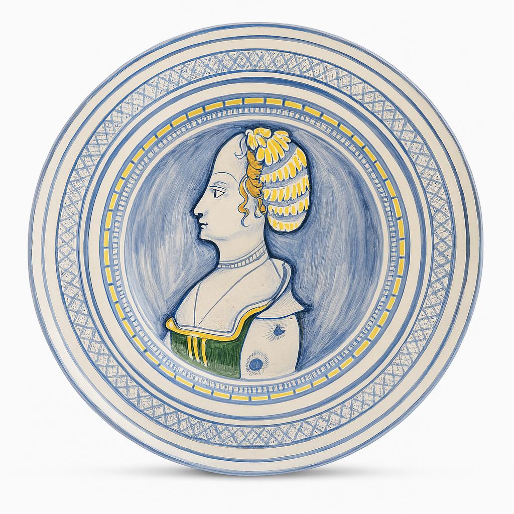 Plate - The Etruscan Lady