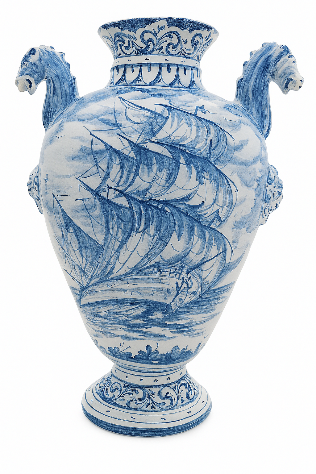 "Idria" maiolica vase