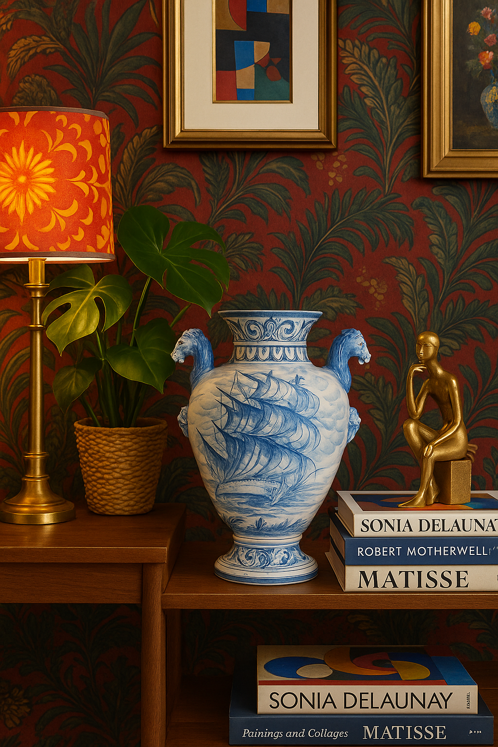 "Idria" maiolica vase