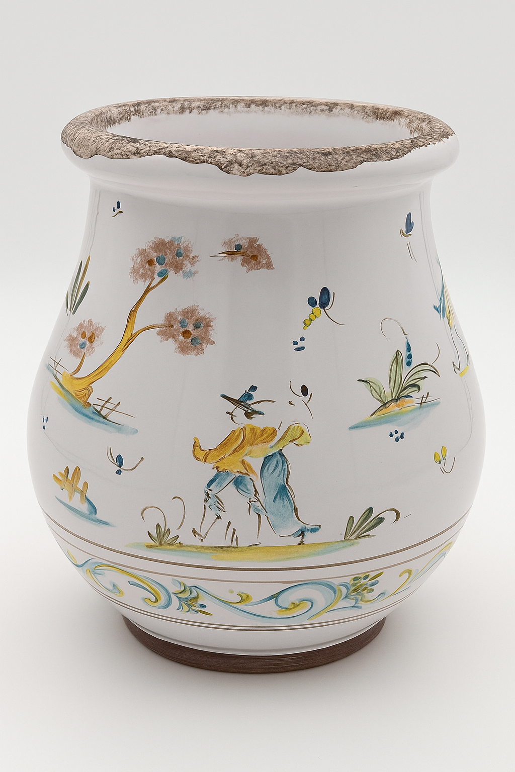 "Giara" maiolica vase