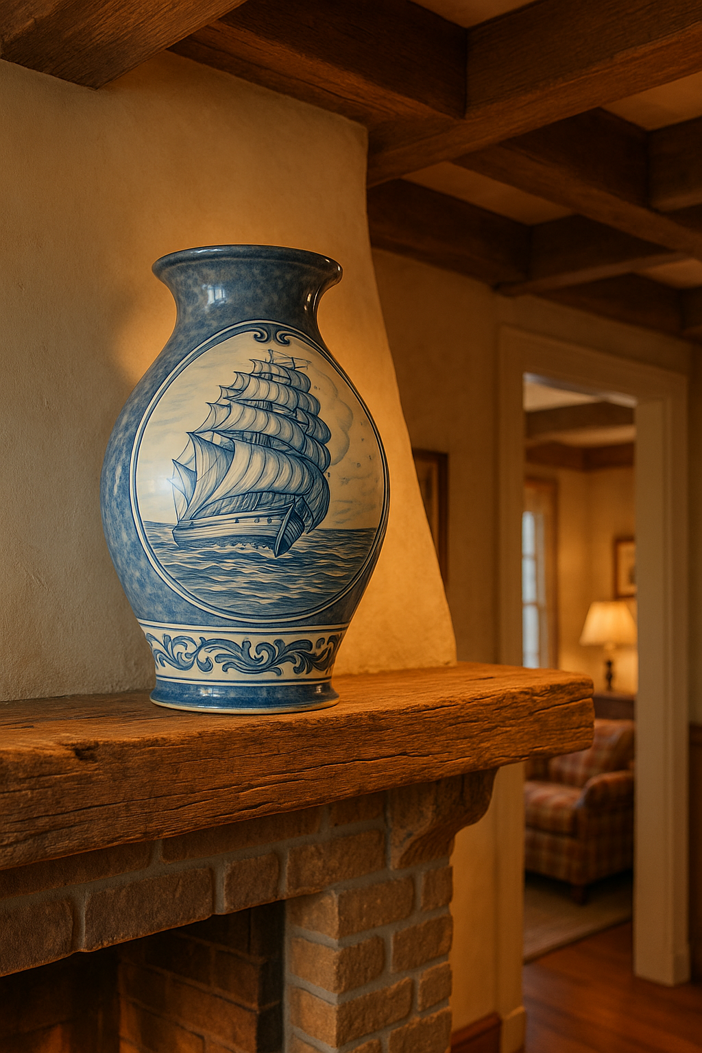 "Giara" maiolica vase