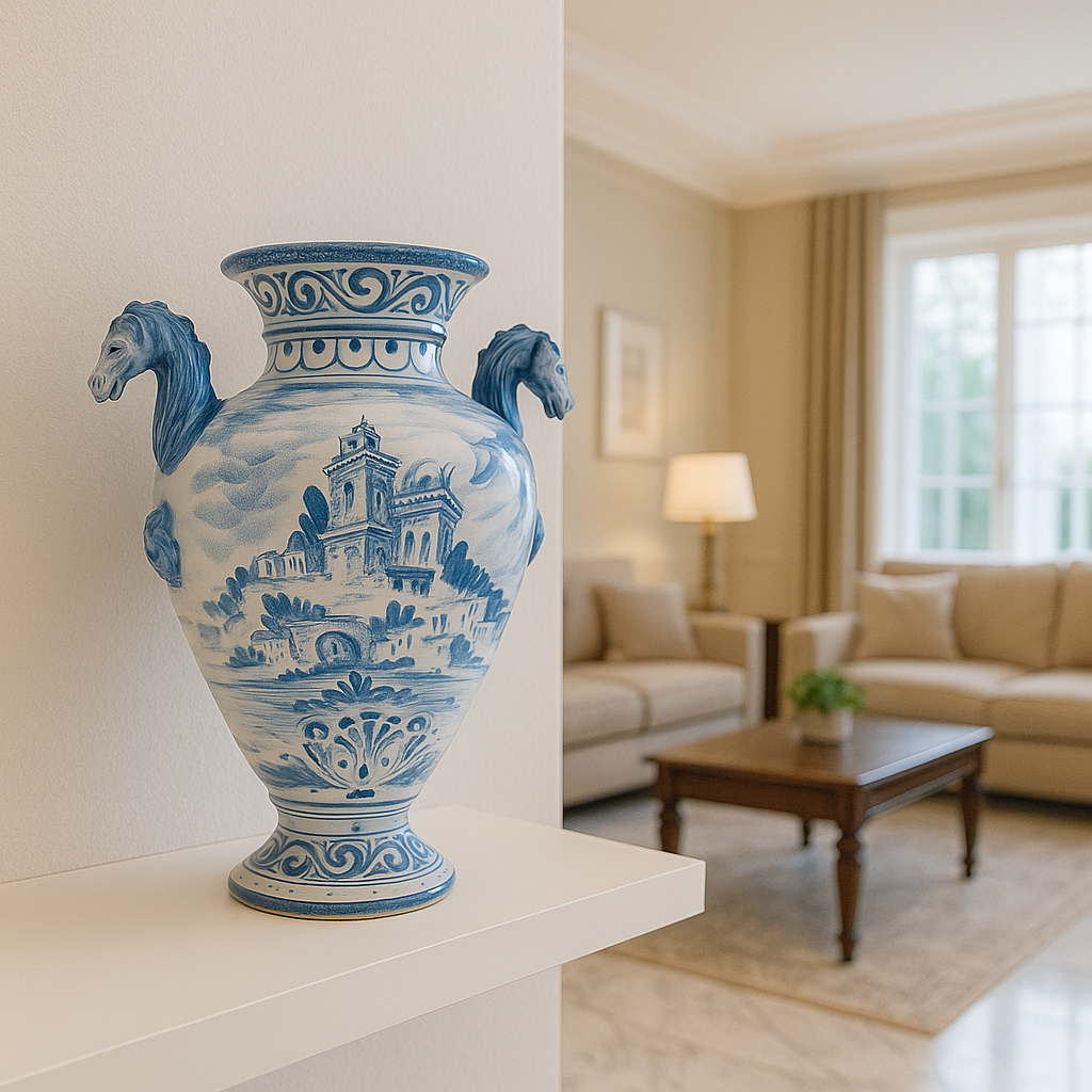 "Idria" maiolica vase